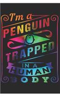 Pinguin Notizbuch: Pinguin Notizbuch die Perfekte Geschenkidee für Tierliebhaber und Pinguin Freunde. Das Taschenbuch hat 120 weiße Seiten mit Punktraster die dich bei