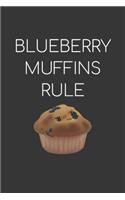 Blueberry Muffins Rule Notebook