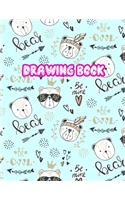 Drawing Book: 8.5" X 11", Personalized Artist Sketchbook: 110 pages, Sketching, Drawing and Creative Doodling Sketch Notebook to Draw and Write Journal (Workbook 