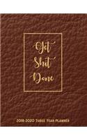 2018 - 2020 Three Year Planner