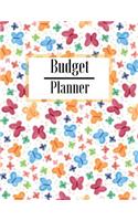 Budget Planner: Colorful Butterfly Design Budget Planner Book With Calendar 2018-2019 Income List, Monthly Expense Categories and Weekly Expense Tracker Monday to S