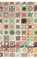 Patchwork Quilt Journal: Homework Book Notepad Composition and Journal Diary