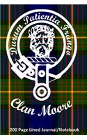 Clan Moore 200 Page Lined Journal/Notebook