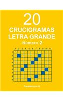 20 Crucigramas Letra Grande - N. 2
