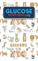 Glucose Monitoring Log: Blood Glucose Journal, Diabetes Glucose Meter, Blood Sugar Journal, Glucose Diary, Cute Zoo Animals Cover