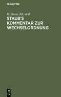 Staub's Kommentar Zur Wechselordnung
