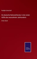 deutsche Nationalliteratur in der ersten Hälfte des neunzehnten Jahrhunderts