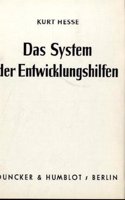 Das System Der Entwicklungshilfen