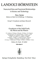 Geophysics of the Solid Earth, the Moon and the Planets