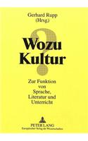 Wozu Kultur?