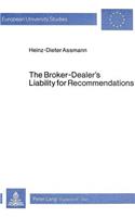 Broker-Dealer's Liability for Recommendations