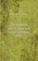 Constitution and by-laws and list of members