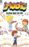 Music Coloring Book for Kids