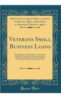 Veterans Small Business Loans: Hearing Before the Subcommittee on Housing and Memorial Affairs of the Committee on Veterans Affairs, House of Representatives, One Hundred Third Congress, First Session, May 13, 1993 (Classic Reprint)