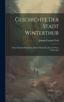 Geschichte der Stadt Winterthur