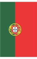 Portugal Flag Notebook - Portuguese Flag Book - Portugal Travel Journal