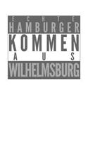 Echte Hamburger kommen aus Wilhelmsburg: Dodgrid (gepunktet) I Agenda Journal I A5 gebunden I 120 Seiten I Softcover I matt I Geschenk I Geschenkidee