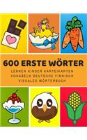 600 Erste Wörter Lernen Kinder Karteikarten Vokabeln Deutsche finnisch Visuales Wörterbuch