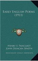 Early English Poems (1911)