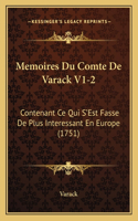 Memoires Du Comte De Varack V1-2