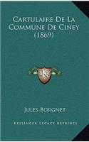 Cartulaire De La Commune De Ciney (1869)