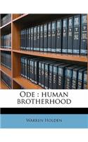 Ode: Human Brotherhood