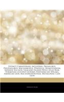 Articles on Extinct Carnivorans, Including