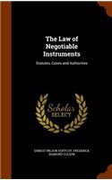The Law of Negotiable Instruments
