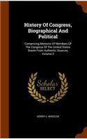 History of Congress, Biographical and Political