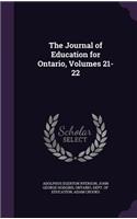 The Journal of Education for Ontario, Volumes 21-22
