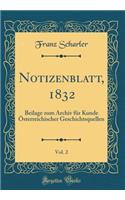 Notizenblatt, 1832, Vol. 2