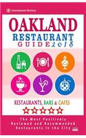 Oakland Restaurant Guide 2018