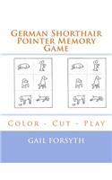 German Shorthair Pointer Memory Game: Color - Cut - Play