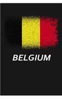 Belgium Flag Notebook