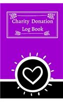 Charity Donation Log Book