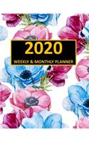 2020 Planner Weekly & Monthly: Yearly Planner: Jan 1, 2020 to Dec 31, 2020: Weekly & Monthly Planner + Calendar Views + Inspirational Quotes and Pretty Floral Cover (Heavenlyjoy P