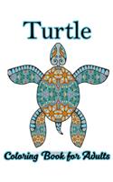 Turtle Coloring Book for Adults