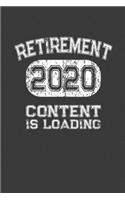 Retirement 2020 Content is Loading