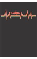 Notebook: Shark Dot Grid 6x9 120 Pages