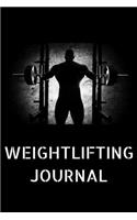 Weightlifting Journal: Weightlifting Notebook; Gym Journal; Squat, Bench, Deadlift Notebook, Gym Planner; Gym Class Tracker; 6x9inch Notebook with 108-wide lined pages