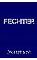 Fechter Notizbuch: - Notizbuch mit 110 linierten Seiten - Format 6x9 DIN A5 - Soft cover matt -