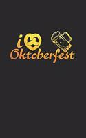 I Oktoberfest: 6x9 Oktoberfest - blank with numbers paper - notebook - notes