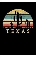 Retro Texas: A Journal, Notepad, or Diary to write down your thoughts. - 120 Page - 6x9 - College Ruled Journal - Writing Book, Personal Writing Space, Doodle, N