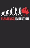 Flamenco Evolution: Notebook/Colouring book/Organizer/DiaryBlank pages/6x9 inch