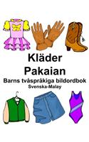 Svenska-Malay Kläder/Pakaian Barns tvåspråkiga bildordbok