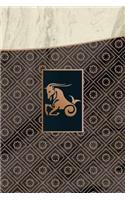 Monogram Capricorn Notebook: (Luxury One 150 Lined)