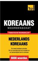 Thematische woordenschat Nederlands-Koreaans - 9000 woorden: (126 Dutch Collection)
