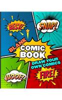 Blank Comic Book Draw Your Own Comics: Create Your Own Awesome Comic Book Strip, Variety of Templates for Comic Book Drawing, More Than 120 Pages