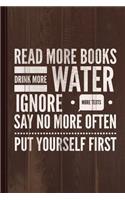 Put Yourself First Journal Notebook