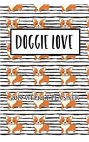 Doggie Love 2019 Weekly Planner: Corgi Dog Inspired 18 Month Weekly Planner